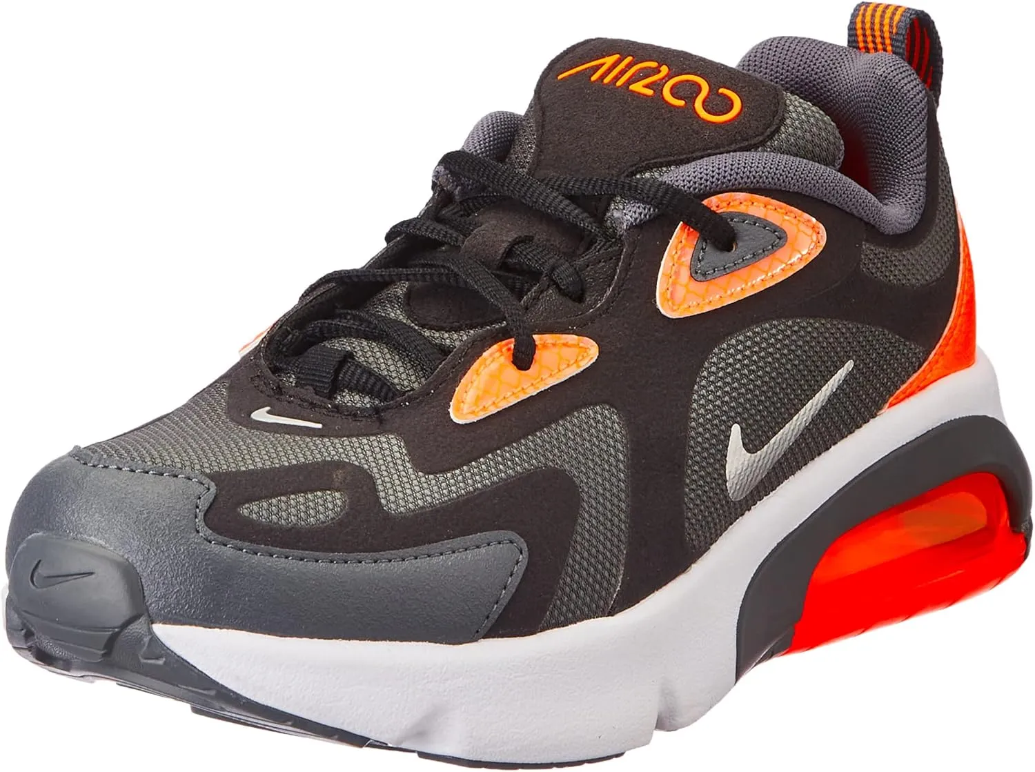 Nike Air Max 200 Winter GS Trainers BQ4771 Sneakers Shoes (UK 6 US 6.5Y EU 39, Dark Grey Silver 002)