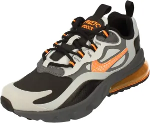 Nike Air Max 270 React Winter GS Running Trainers BQ4760 Sneakers Shoes (UK 3.5 us 4Y EU 36, Black Total Orange Grey 001)