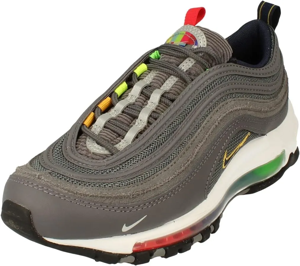 Nike Air Max 97 EOI GS Running Trainers DD2002 Sneakers Shoes (UK 5 US 5.5Y EU 38, Light Graphite Obsidian Black 001)