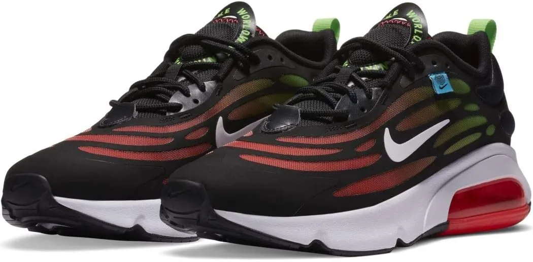 Nike Air Max Exosense Mens Running Trainers CV3016 Sneakers Shoes (UK 5.5 US 6 EU 36.5, Black White Flash Crimson 001)