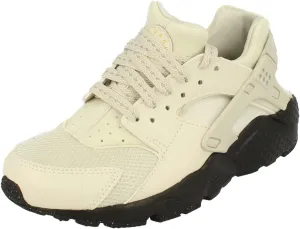 Nike Huarache Run GS Running Trainers DQ1103 Sneakers Shoes (UK 5.5 us 6Y EU 38.5, Light Bone University Gold 001)