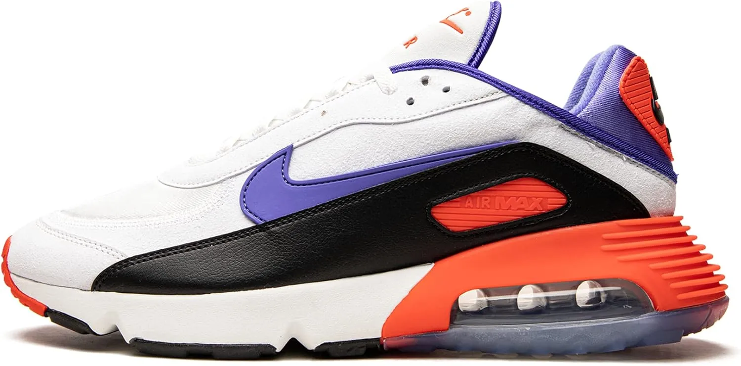 Nike mens Air Max 2090 Eoi Running Trainers Da9357 Shoes, Summit White/Racer Blue-black, 8.5