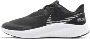 Nike Quest 3 Shield Mens Running Trainers CQ8894 Sneakers Shoes (UK 10.5 US 11.5 EU 45.5, Black Metallic Silver 001)