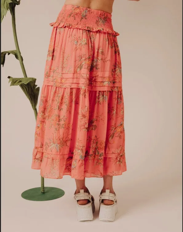 NOLAN SKIRT IN MAYFAIR FLORAL PRINT