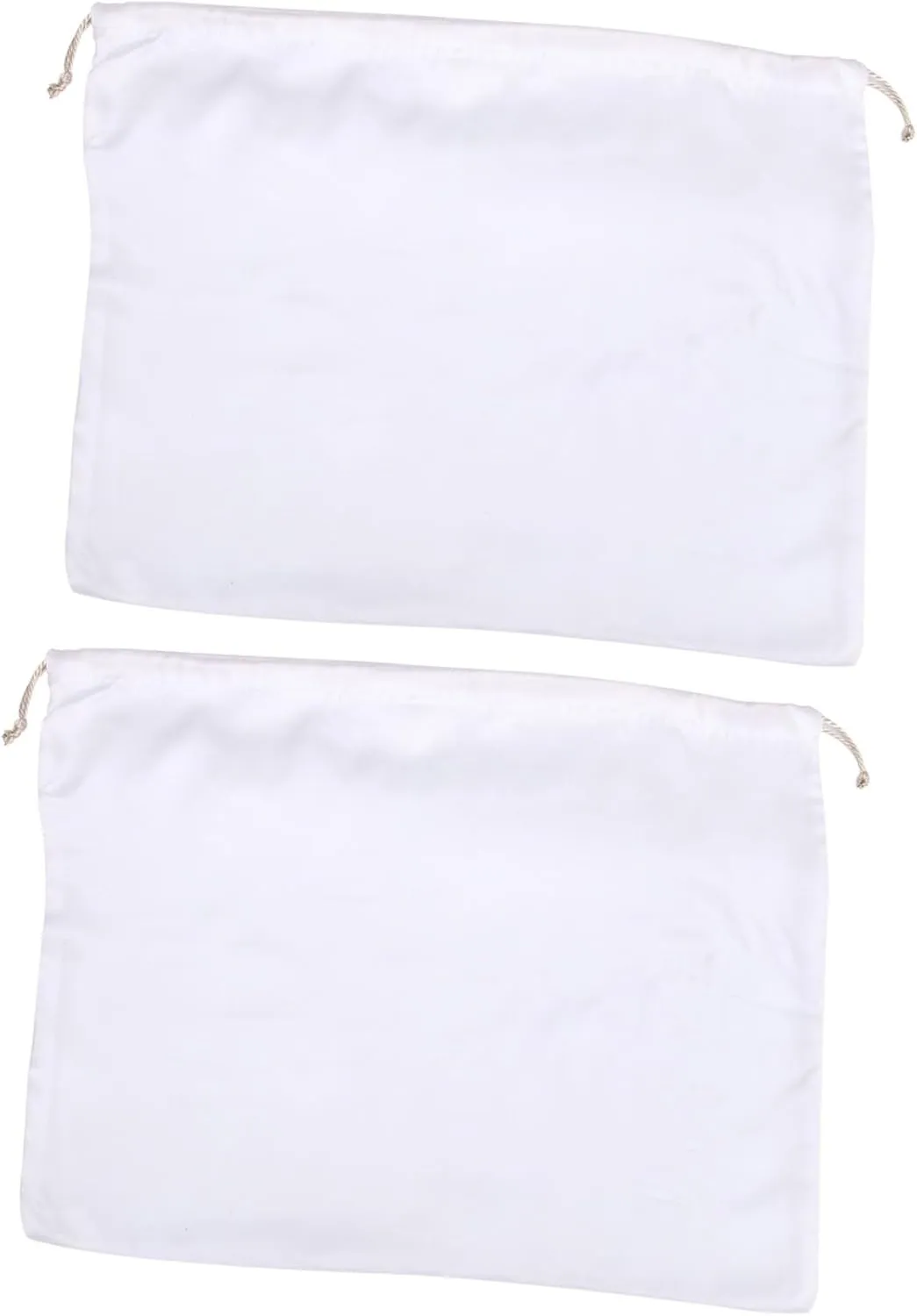 Nylon Drawstring Storage Bags for Household 2 Pack Large Size for Clothing Towels and Toys Practical