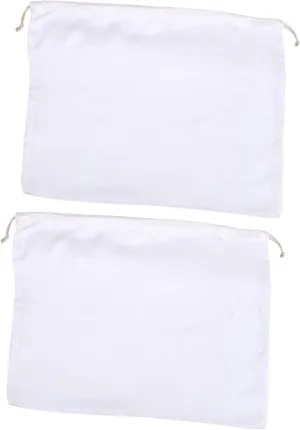 Nylon Drawstring Storage Bags for Household 2 Pack Large Size for Clothing Towels and Toys Practical