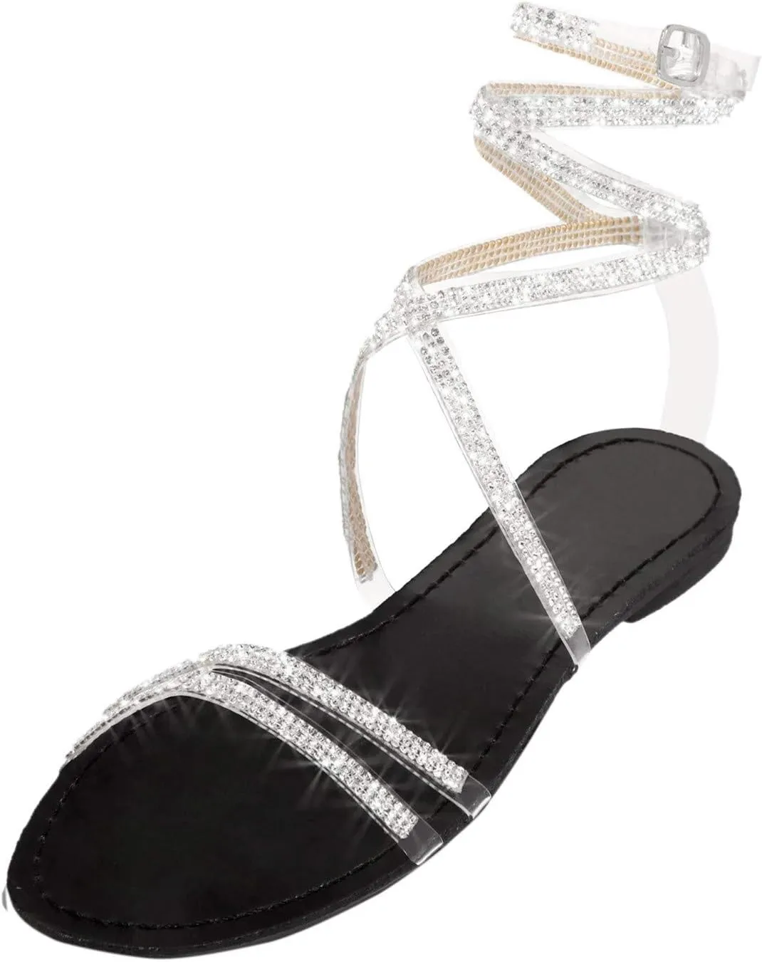 Orthopedic Sandals for Women Outdoor Dressy Wedding Shoes Fashion Comfortable Flat Sandals Summer Beach Vacation Non-Slip Slippers Breathable Open Toe Soft Sole Walking Footwear Indoor Home Work Shoe