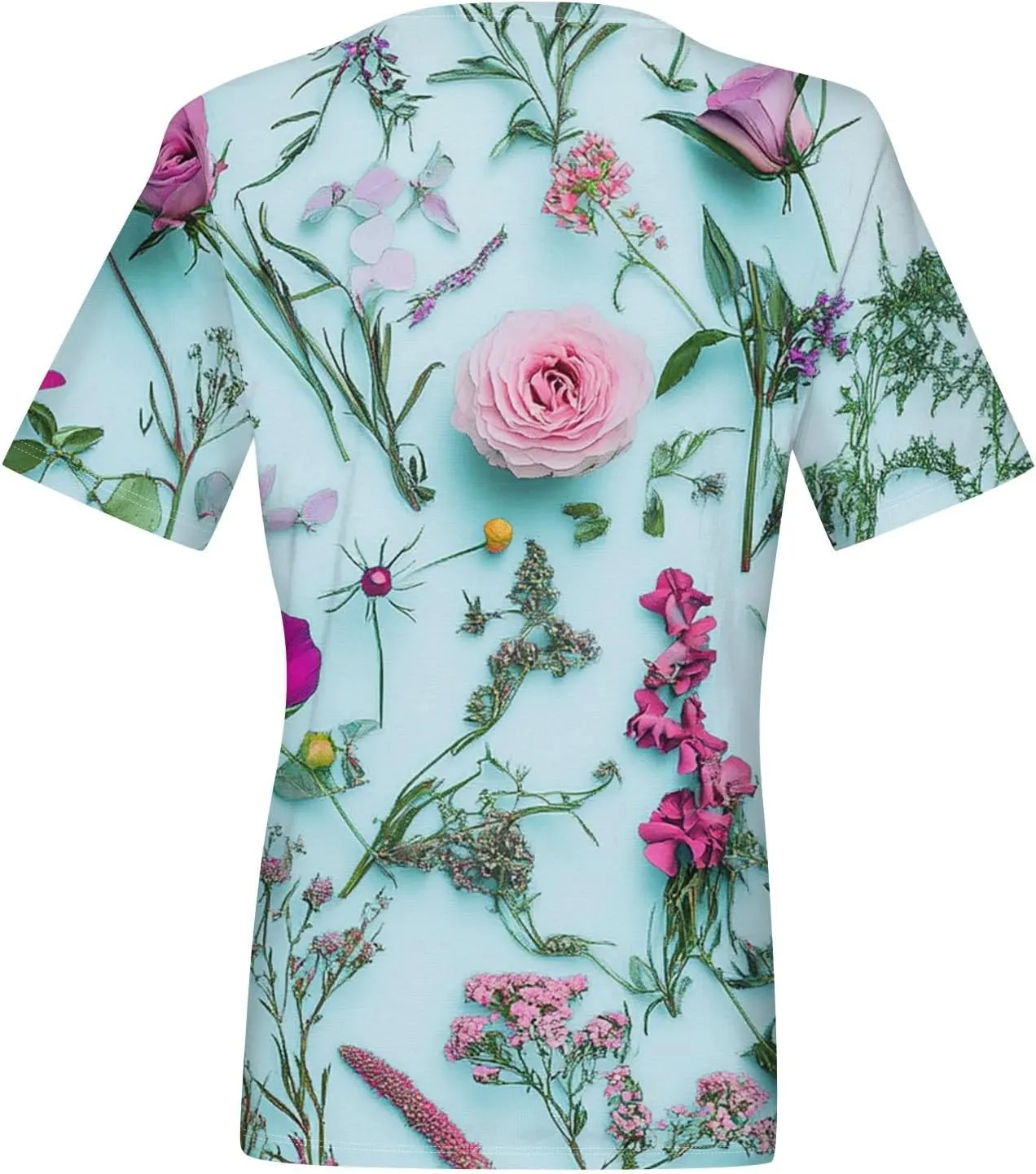 Oversized Tshirts for Women V Neck Summer Tops Short Sleeve Plus Size Casual Blouse Dressy Tee