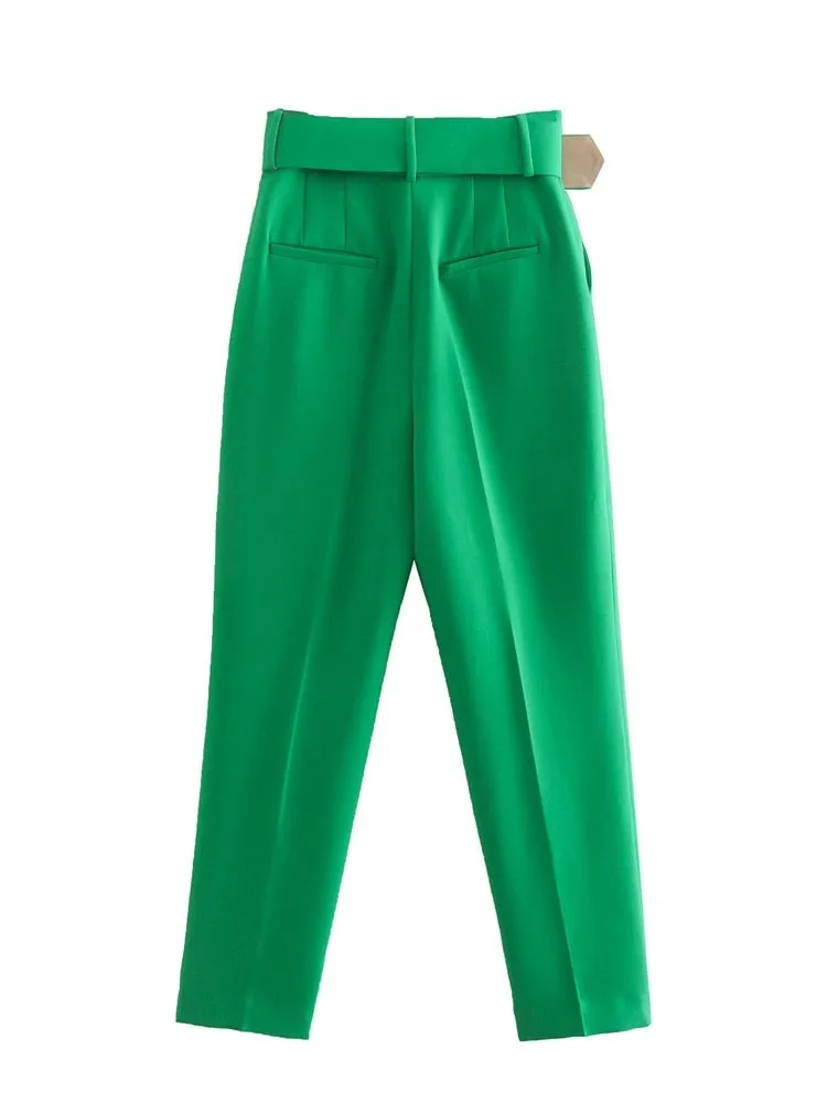 Pantalon & Blazer Set - Dames - Elegante broek & blazer met moderne pasvorm