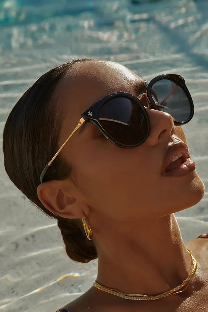 PETA   JAIN Veronica Sunglasses Black