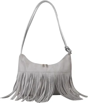 Phone Wallet Purses for Women Women's Crescent Shoulder Bags with Adjustable Strap Womens Elegant Evening Bag(Grey)