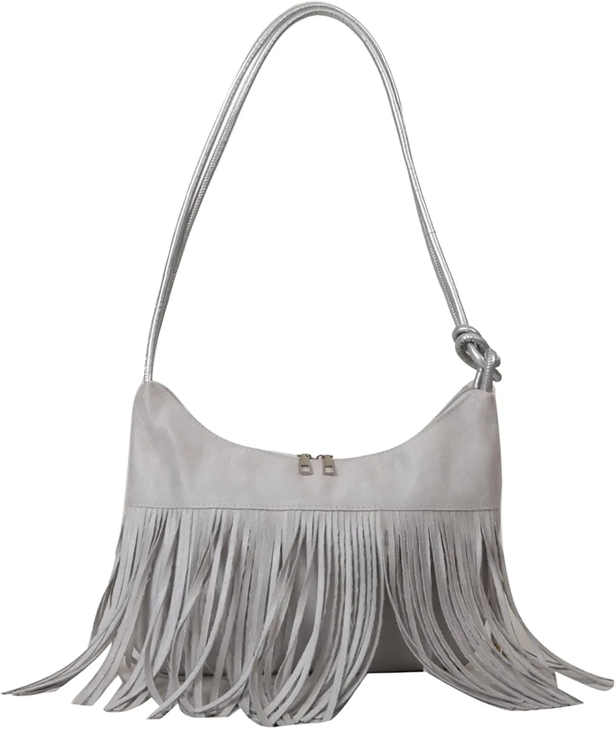 Phone Wallet Purses for Women Women's Crescent Shoulder Bags with Adjustable Strap Womens Elegant Evening Bag(Grey)