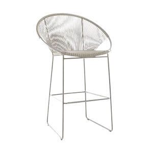 Pietro Wicker Bar Chair
