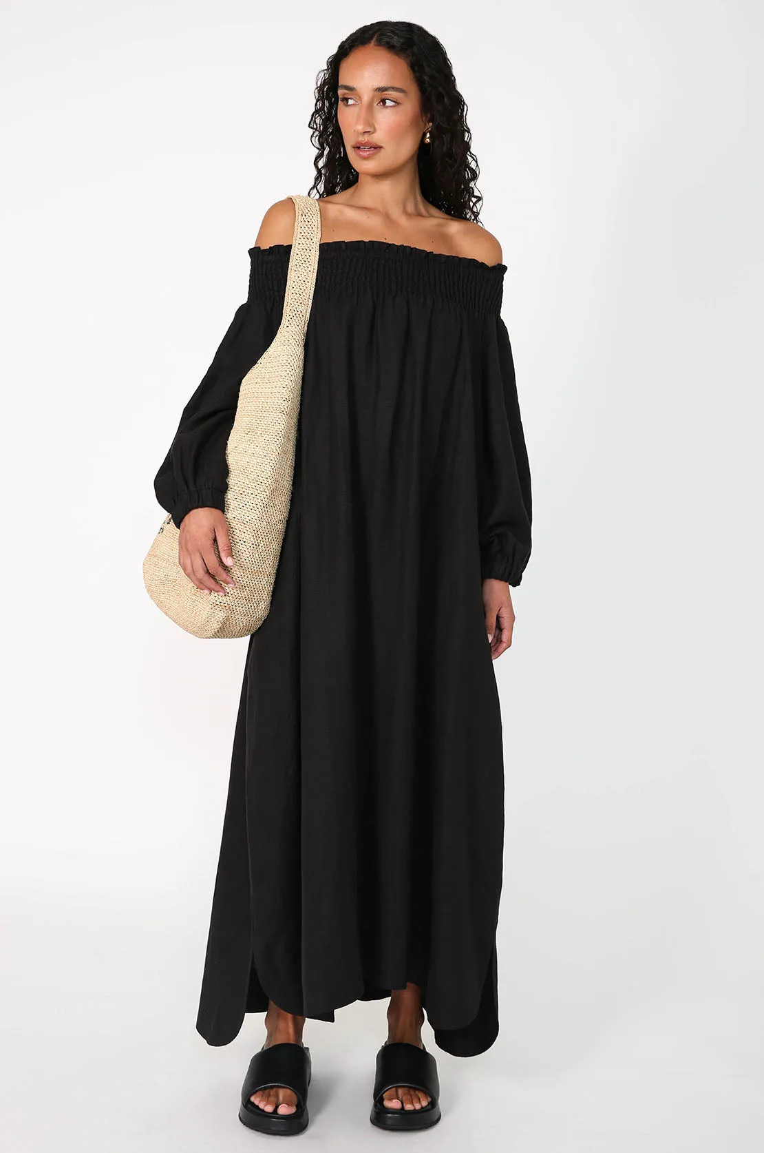 pillar bag / natural|black