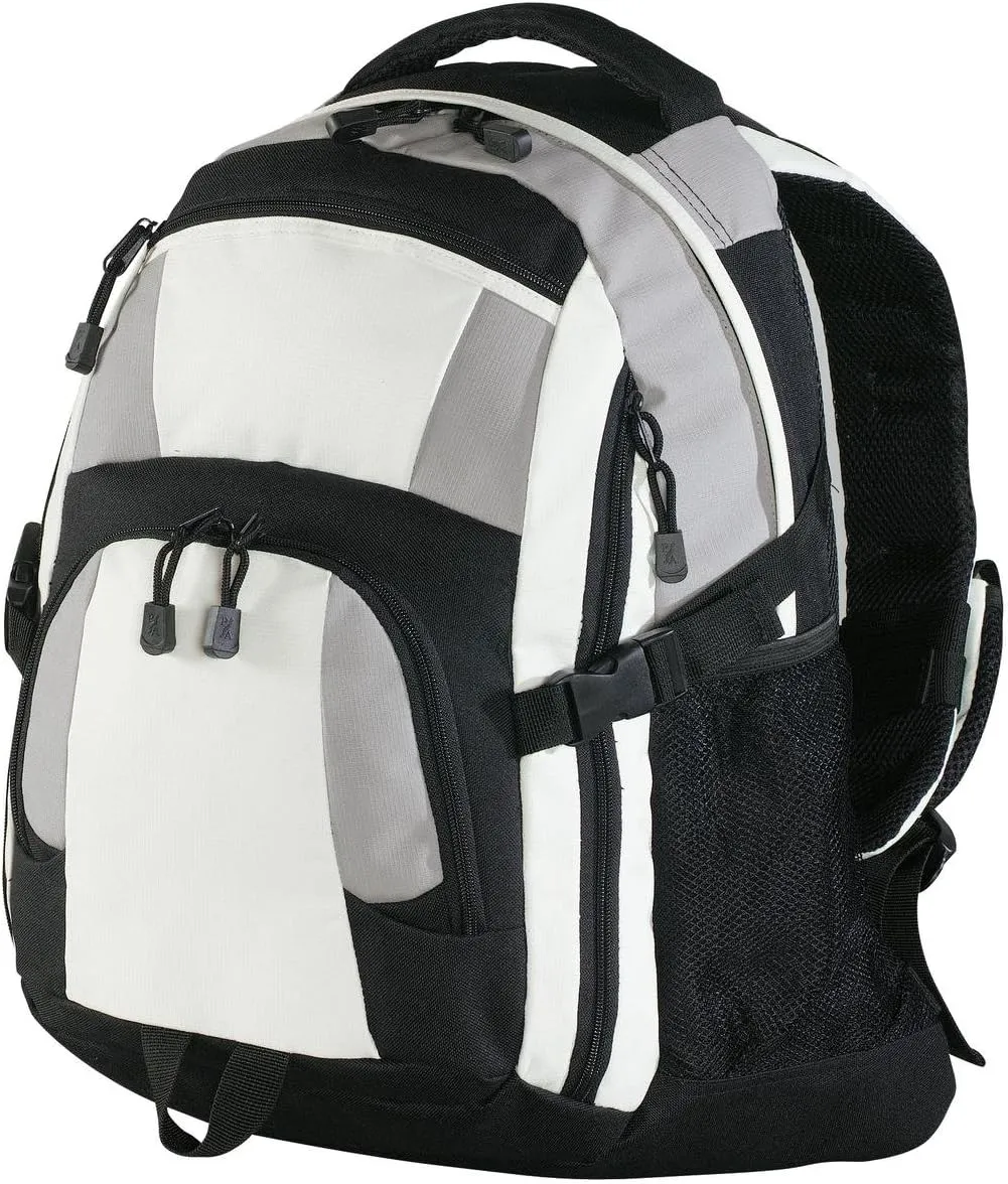 Port Authority Urban Backpack. BG77, Black/ Light Grey/ Stone, OSFA