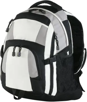 Port Authority Urban Backpack. BG77, Black/ Light Grey/ Stone, OSFA