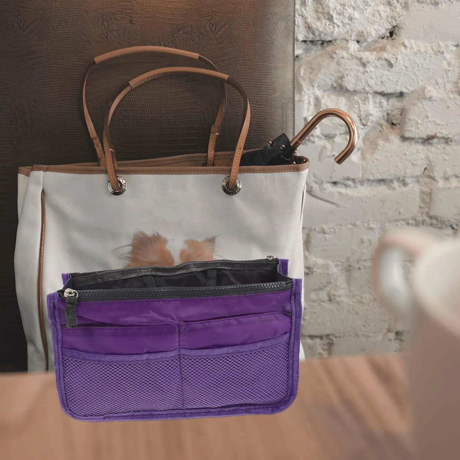 Practical Makeup Storage Bag Large Toiletry Bag Liner for Travel Pouches