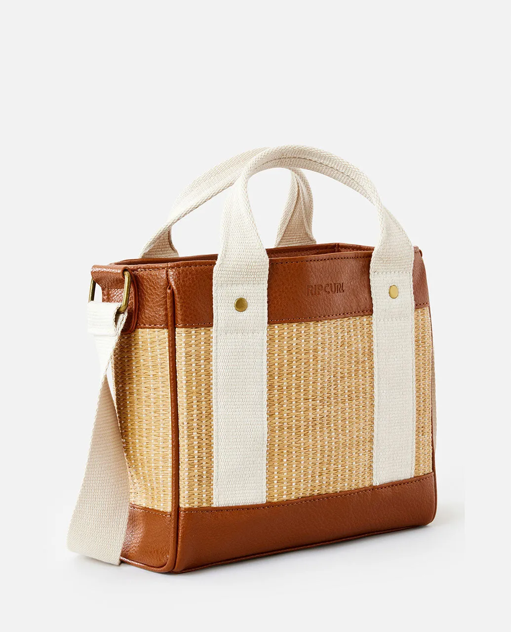 Premium Straw Mini Handbag - Natural