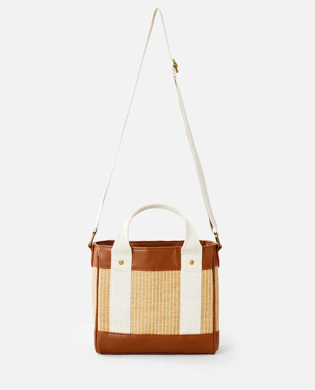 Premium Straw Mini Handbag - Natural