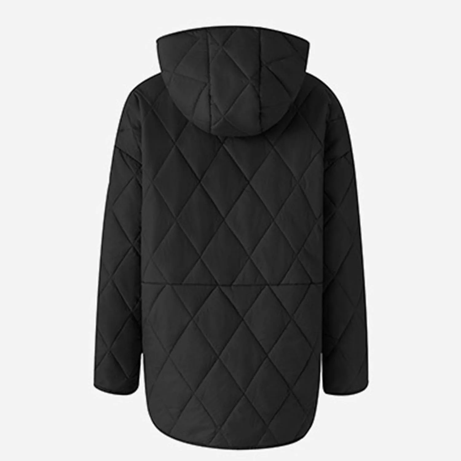 Puffer Jackets for Women Trendy Warm Quilted Winter Coat Girls Casual Zip Up Down Jacket Hooded Lightweight Travel