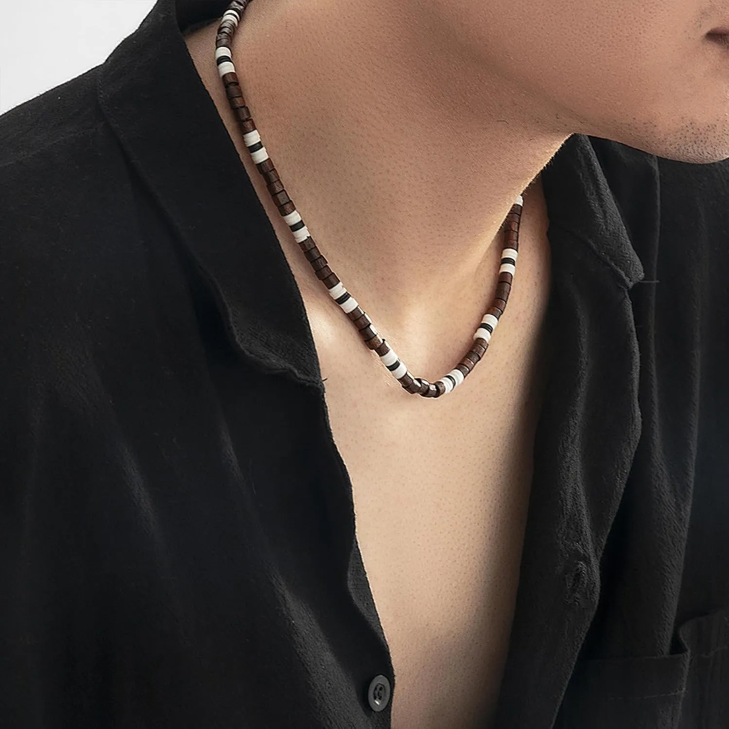 Puka Shell Necklace Men Summer Surfer Necklace Seashell Necklace for Women Beach Necklace for Men Beach Jewelry