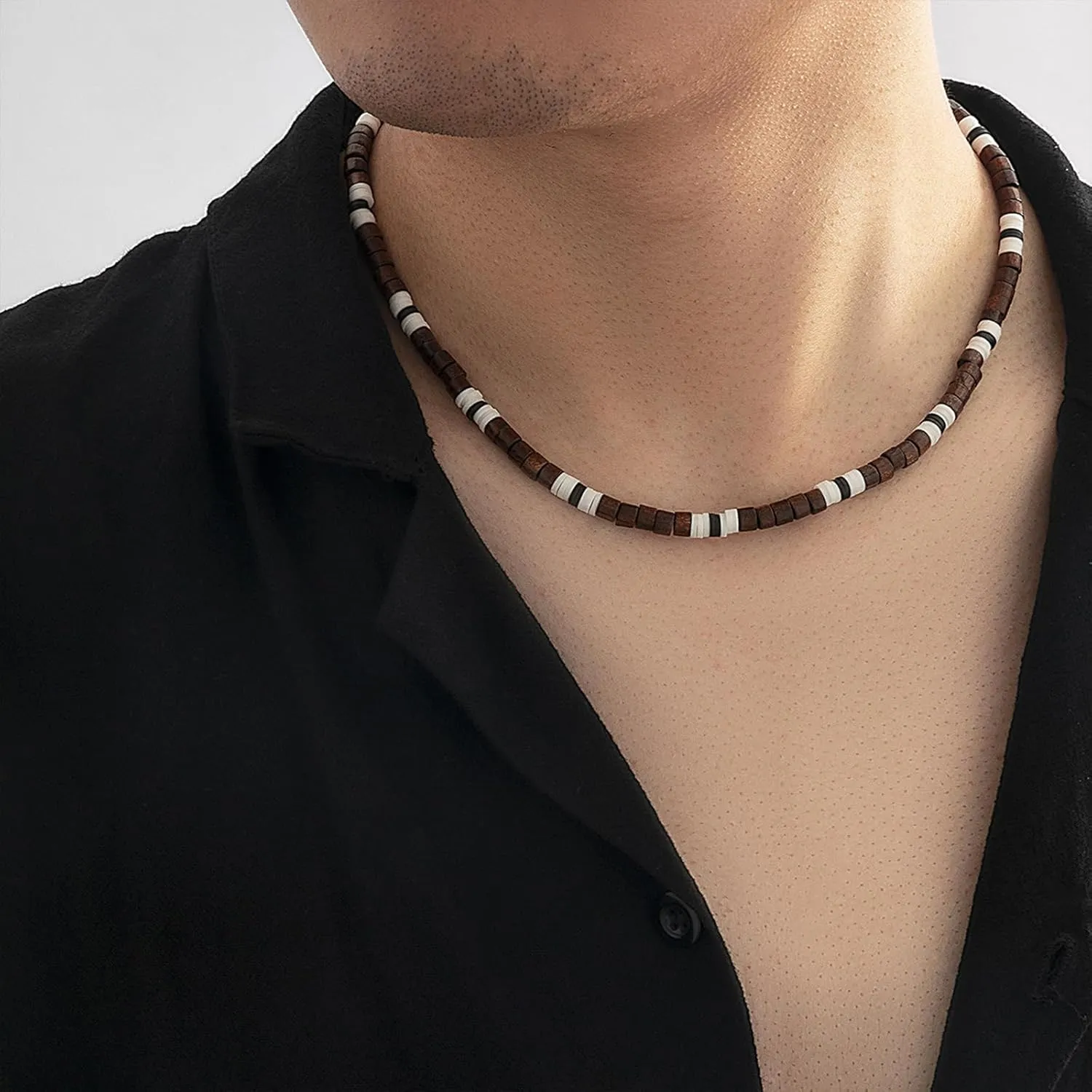 Puka Shell Necklace Men Summer Surfer Necklace Seashell Necklace for Women Beach Necklace for Men Beach Jewelry