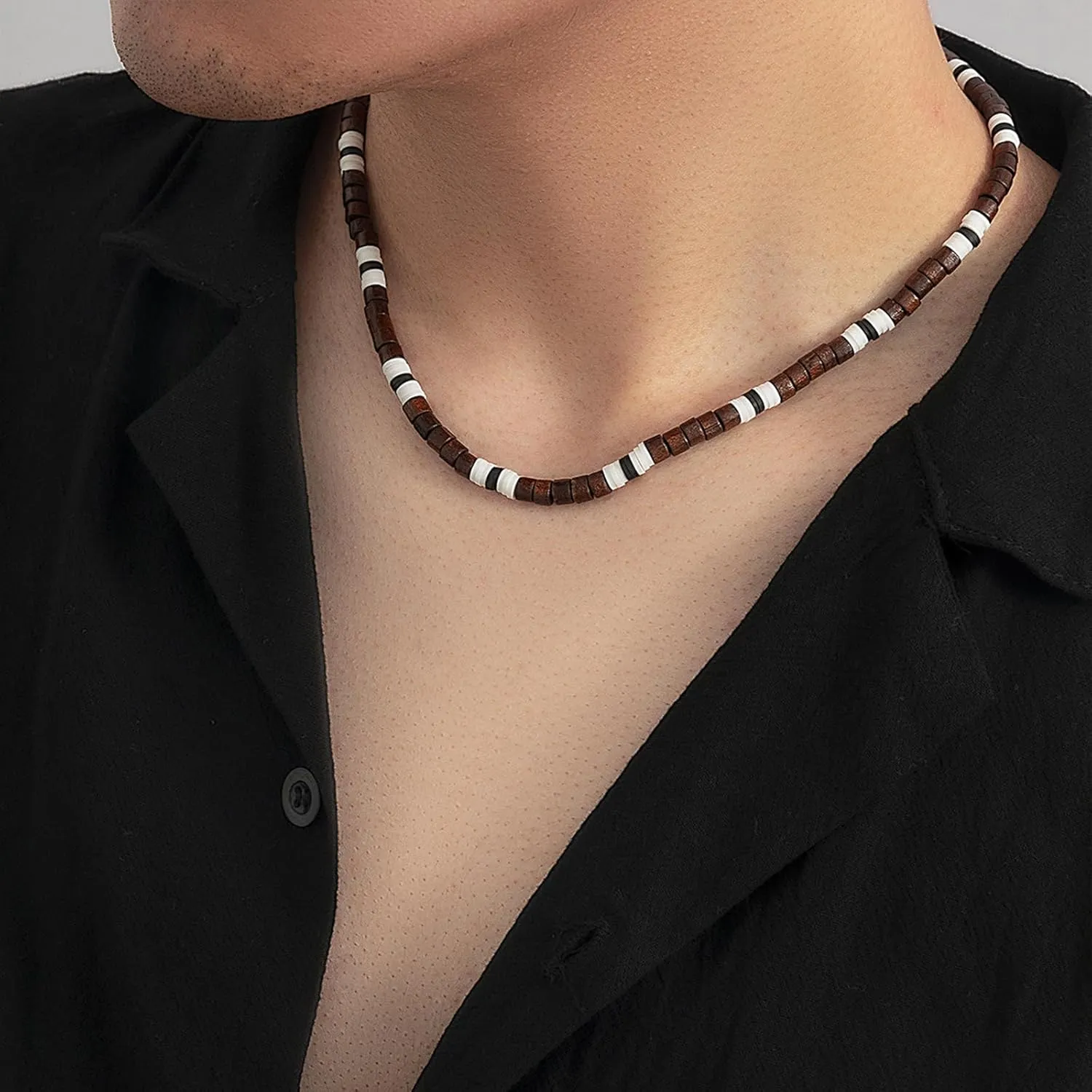 Puka Shell Necklace Men Summer Surfer Necklace Seashell Necklace for Women Beach Necklace for Men Beach Jewelry