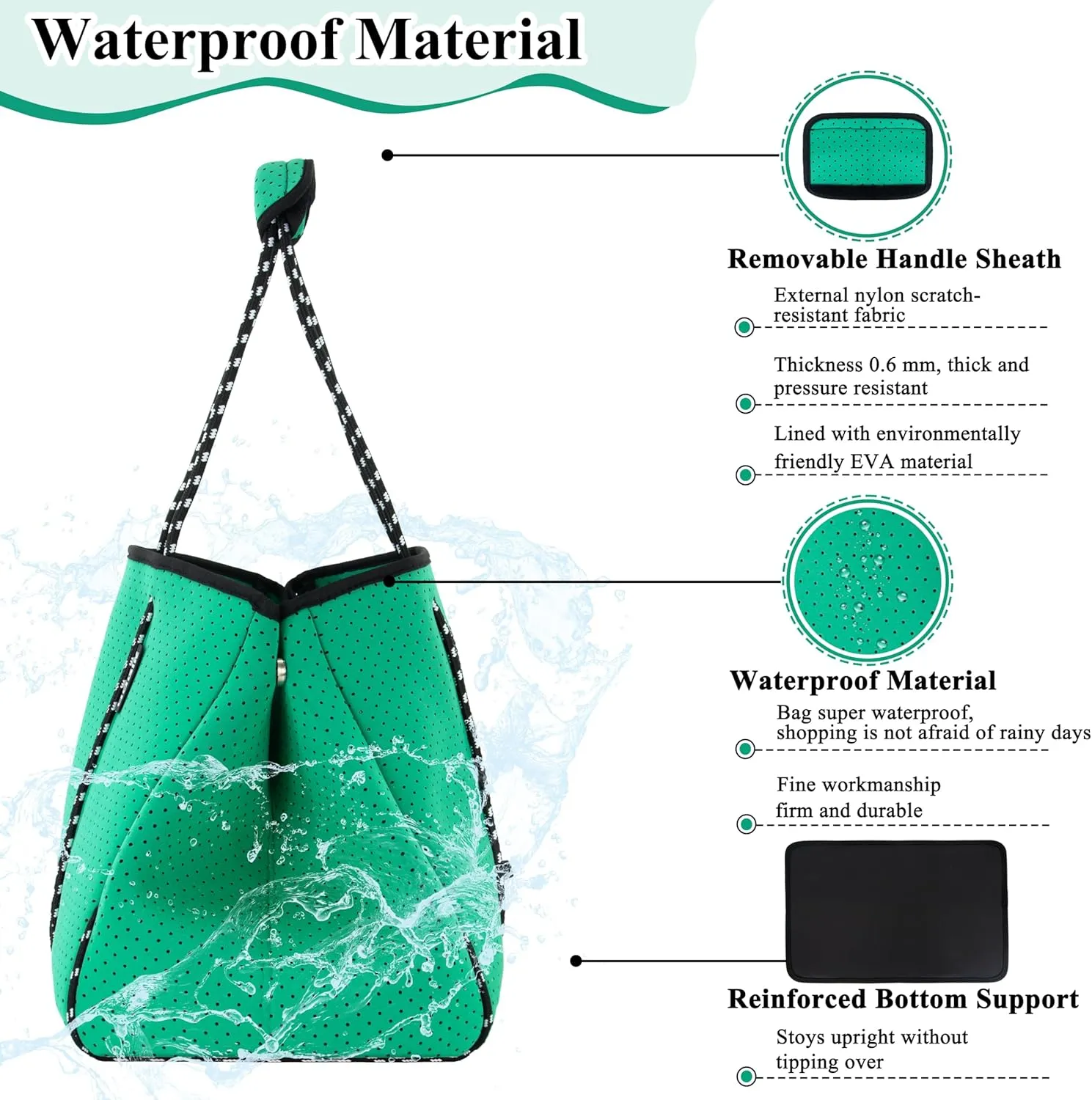 QOGiR Multipurpose Gym Beach Bag, Light Weight, Large, Sports  