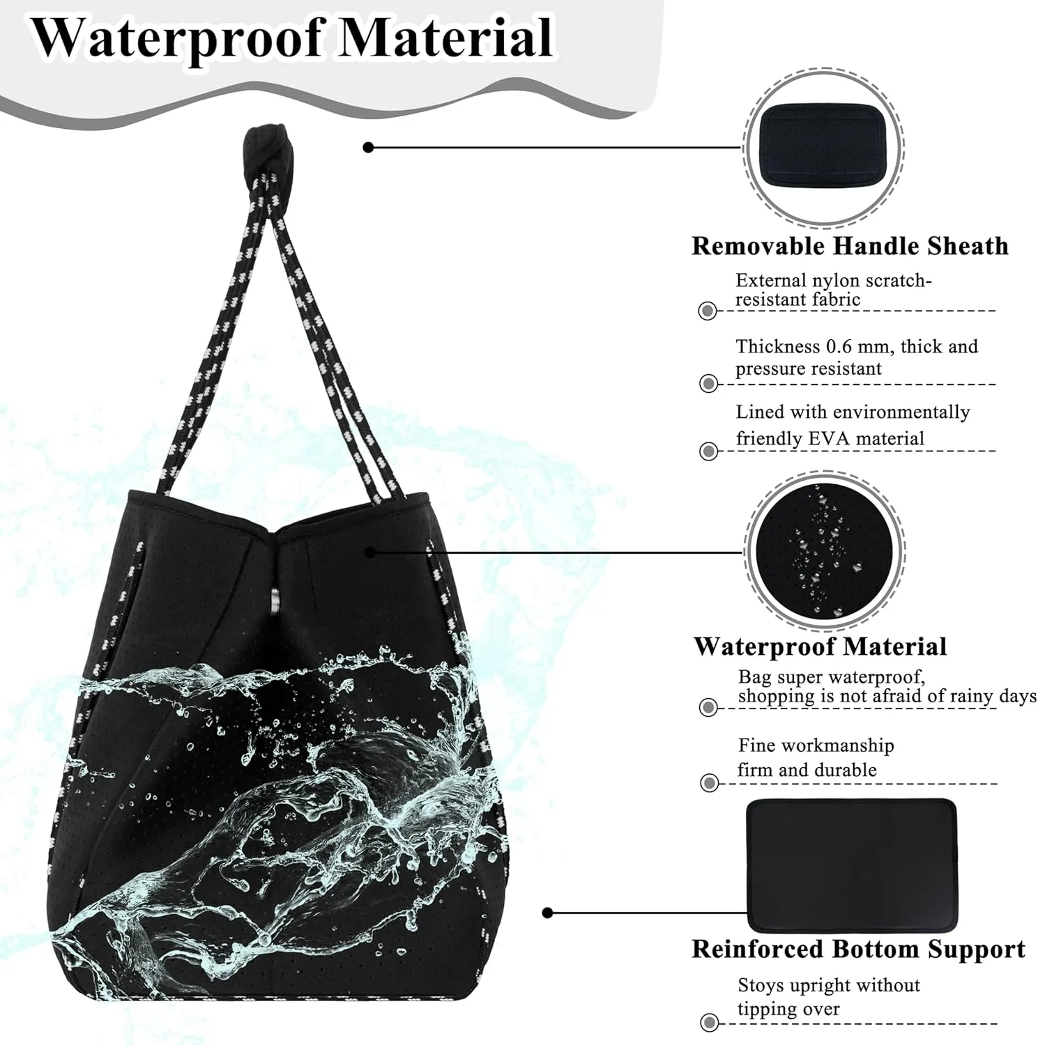 QOGiR Multipurpose Gym Beach Bag, Light Weight, Large, Sports  