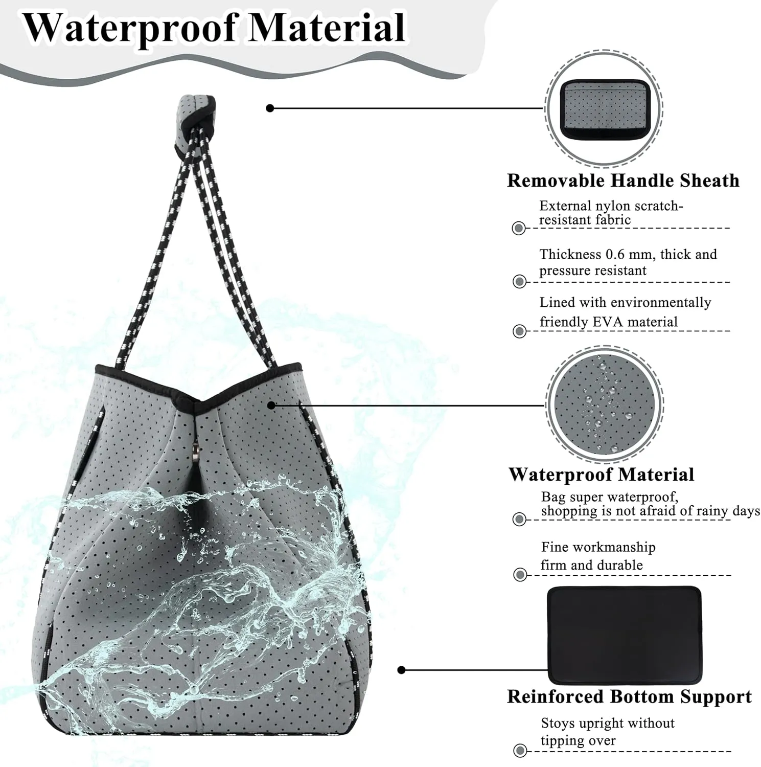 QOGiR Multipurpose Gym Beach Bag, Light Weight, Large, Sports  