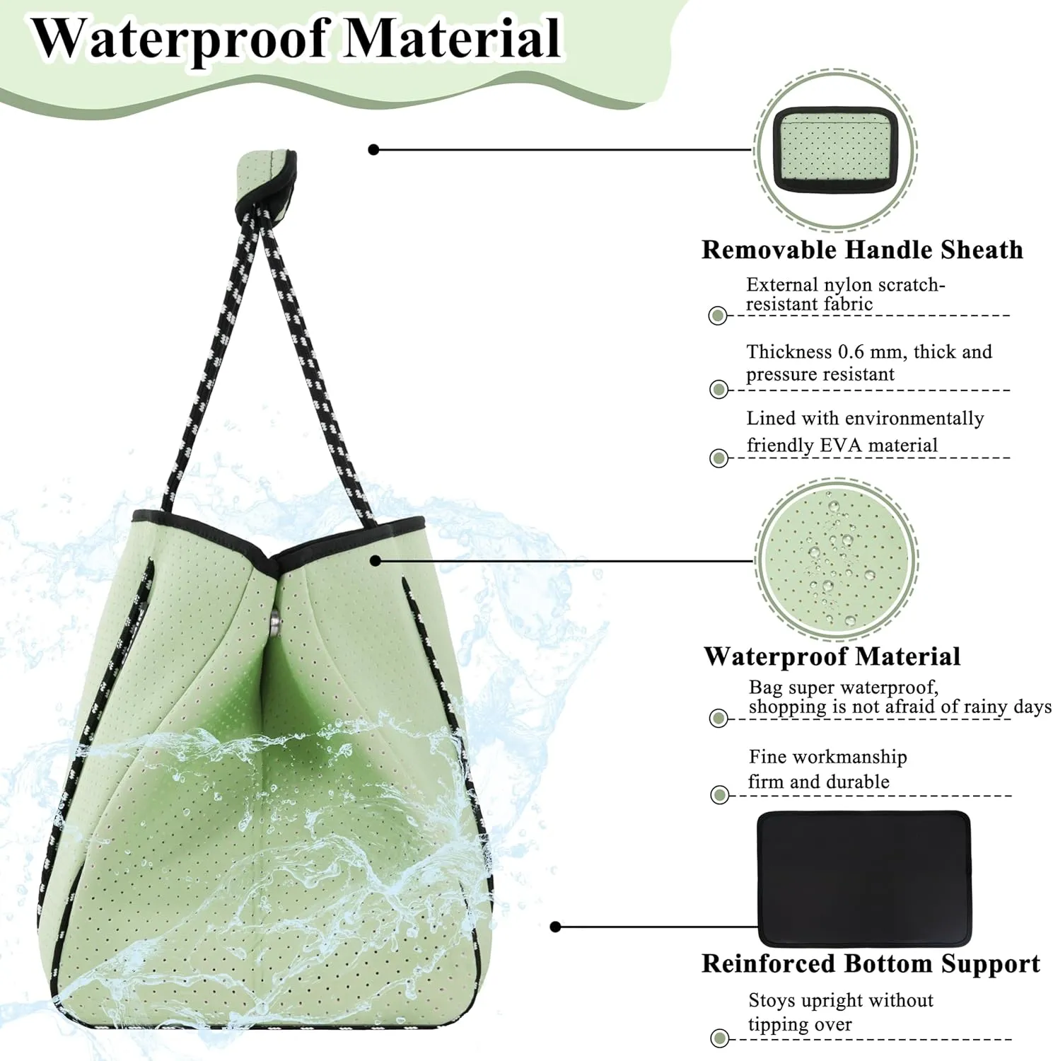 QOGiR Multipurpose Gym Beach Bag, Light Weight, Large, Sports  