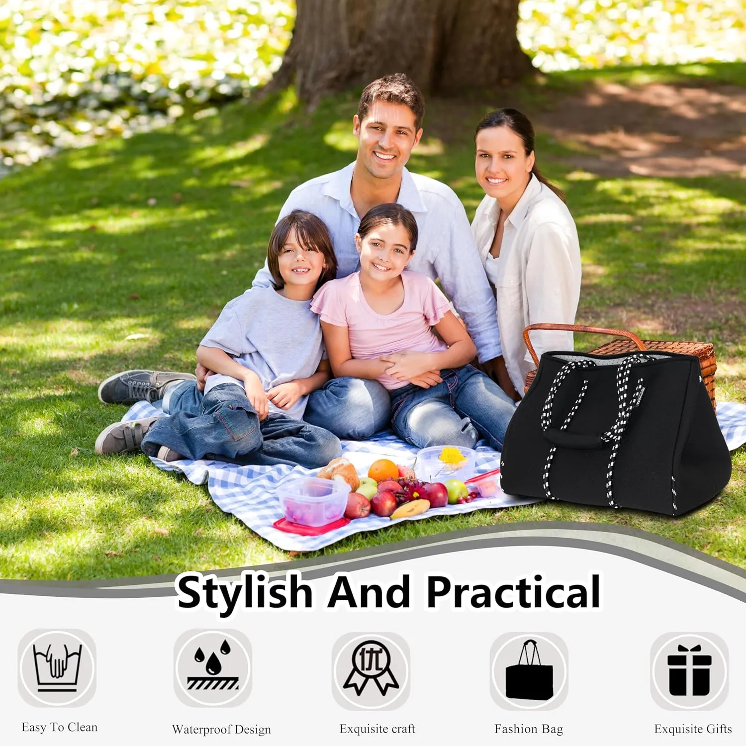 QOGiR Multipurpose Gym Beach Bag, Light Weight, Large, Sports  