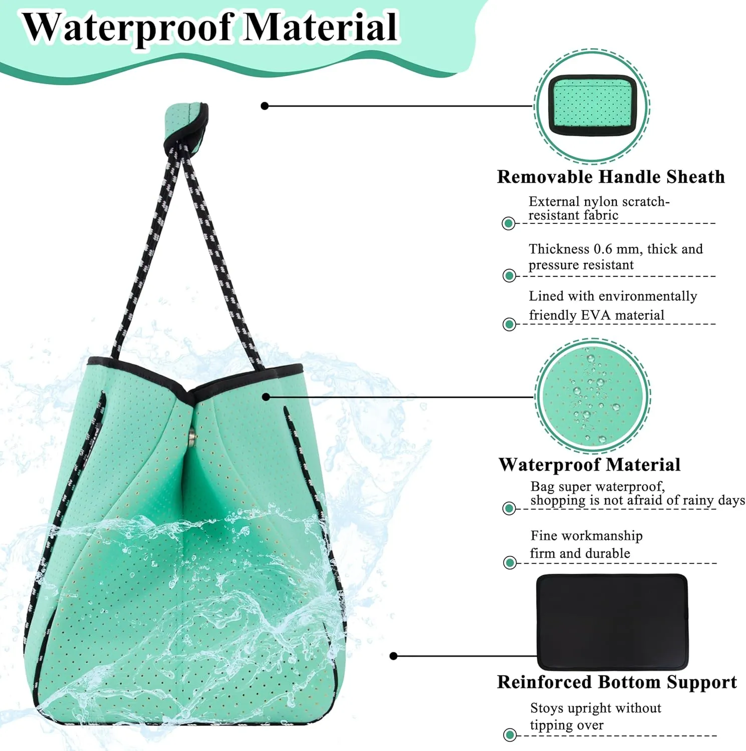QOGiR Multipurpose Gym Beach Bag, Light Weight, Large, Sports  