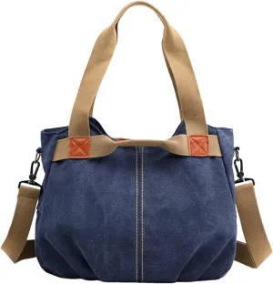 Quilted Crossbody Purses for Women Retro Studded Crossbody Bags Small Shoulder Purses Trendy Clutch Saddle Bag(Blue)