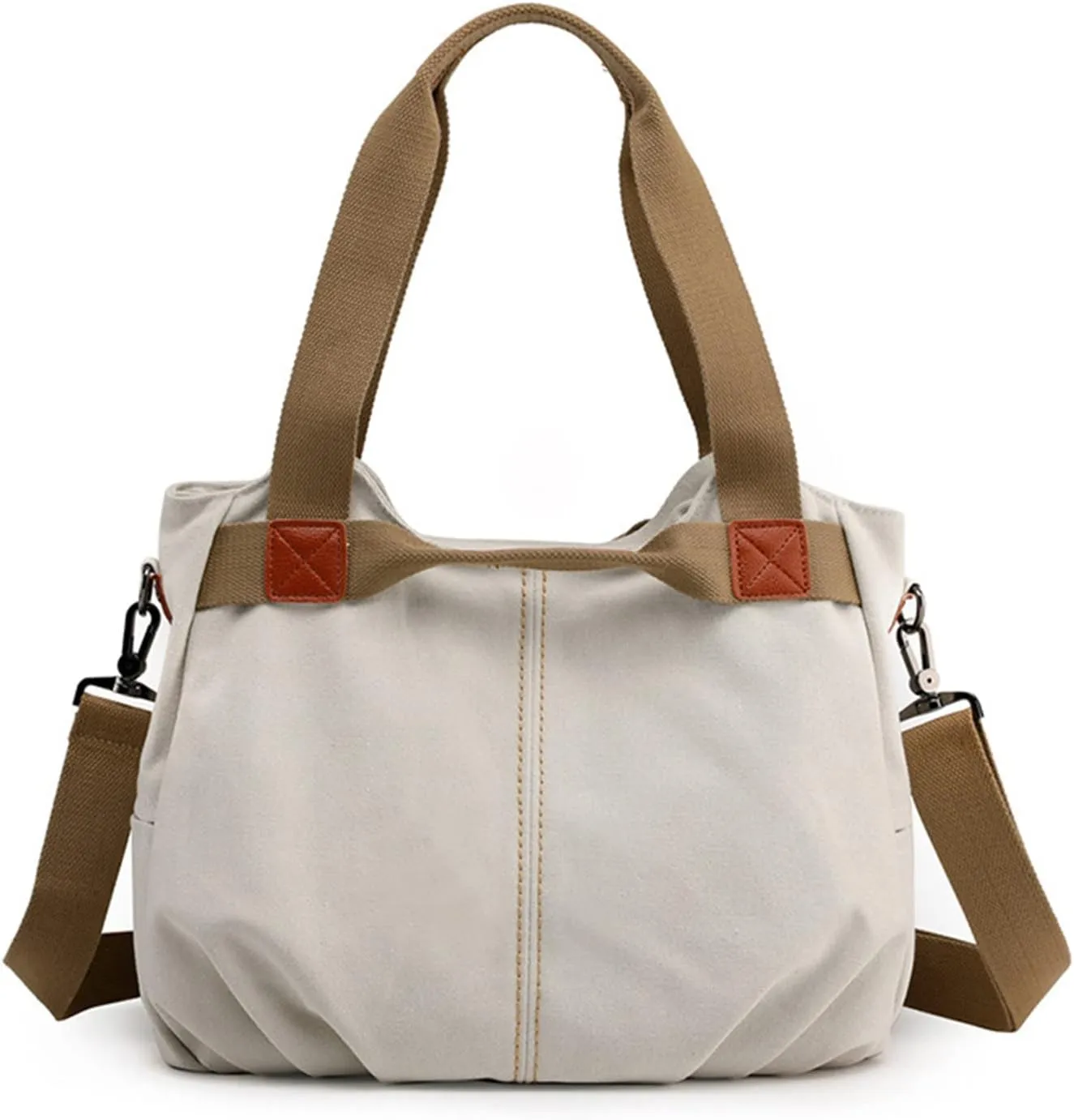 Quilted Crossbody Purses for Women Retro Studded Crossbody Bags Small Shoulder Purses Trendy Clutch Saddle Bag(White)