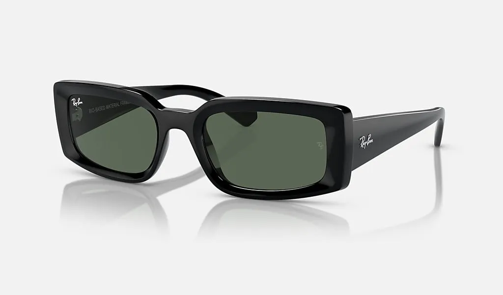 RAYBAN KILIANE POLISHED BLACK W/ DARK GREEN
