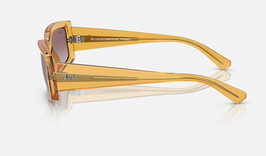 RAYBAN KILIANE TRANSPARENT YELLOW W/ GRADIENT VIOLET