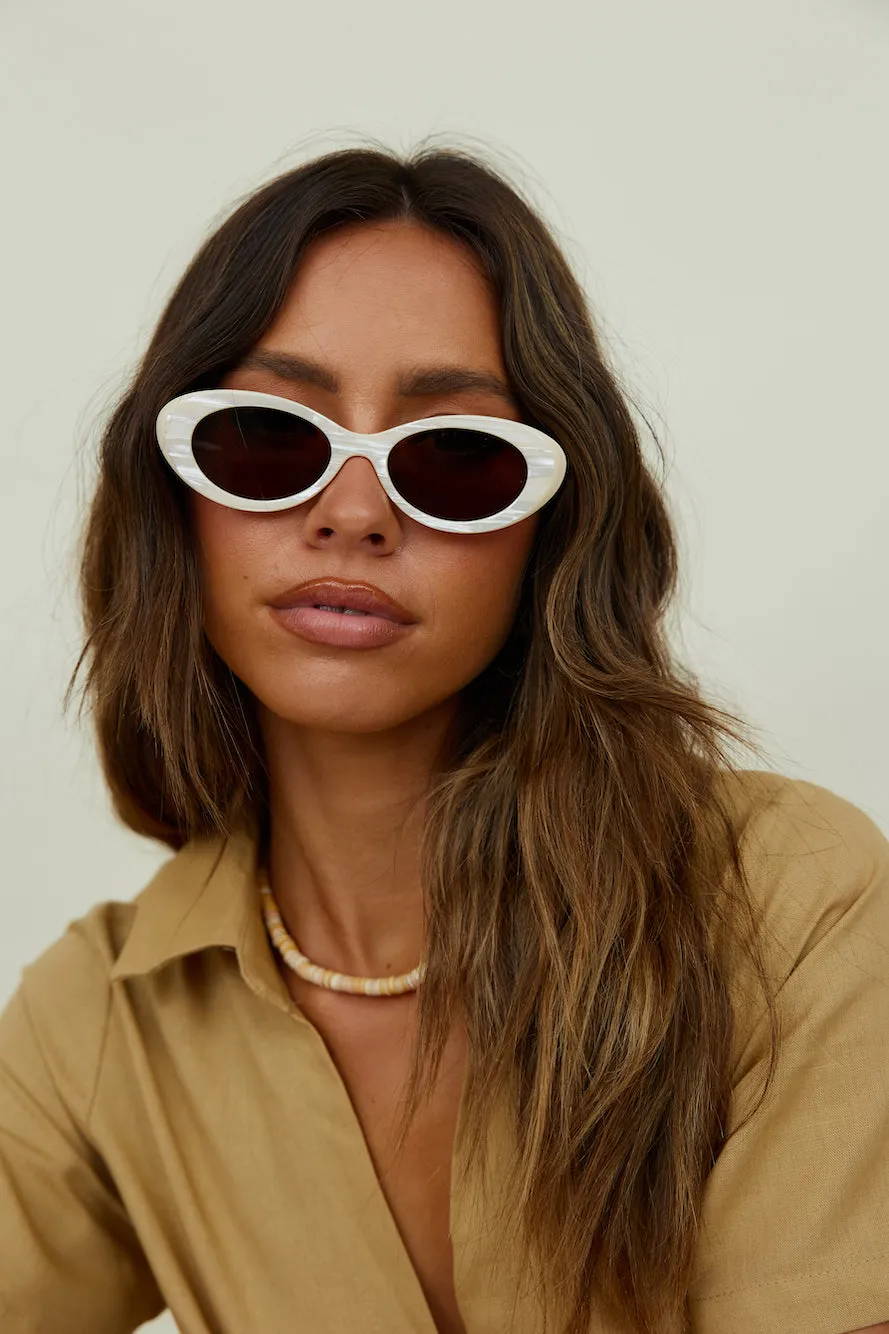 REALITY High Society Sunglasses Beige