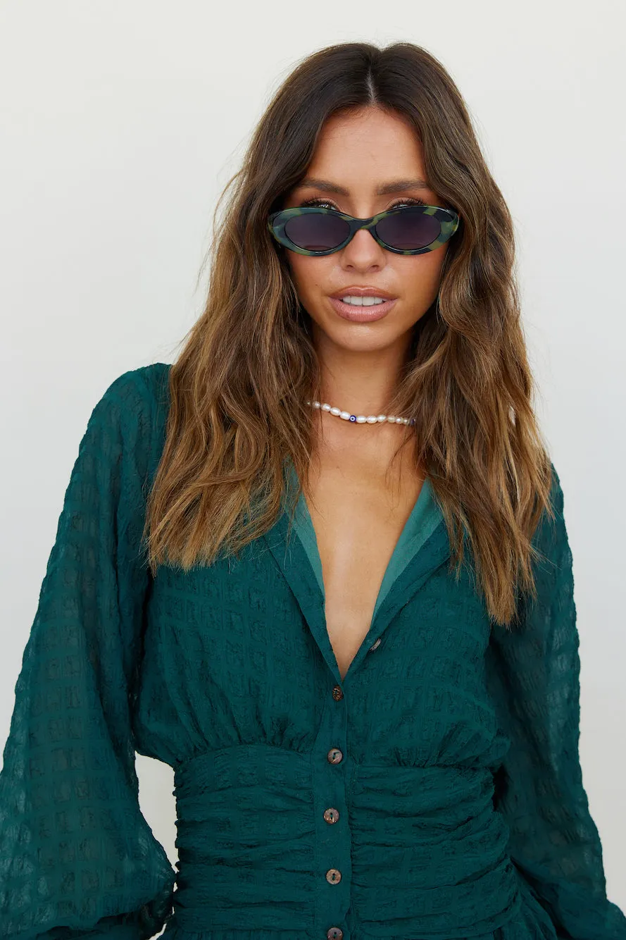 REALITY High Society Sunglasses Jungle Green