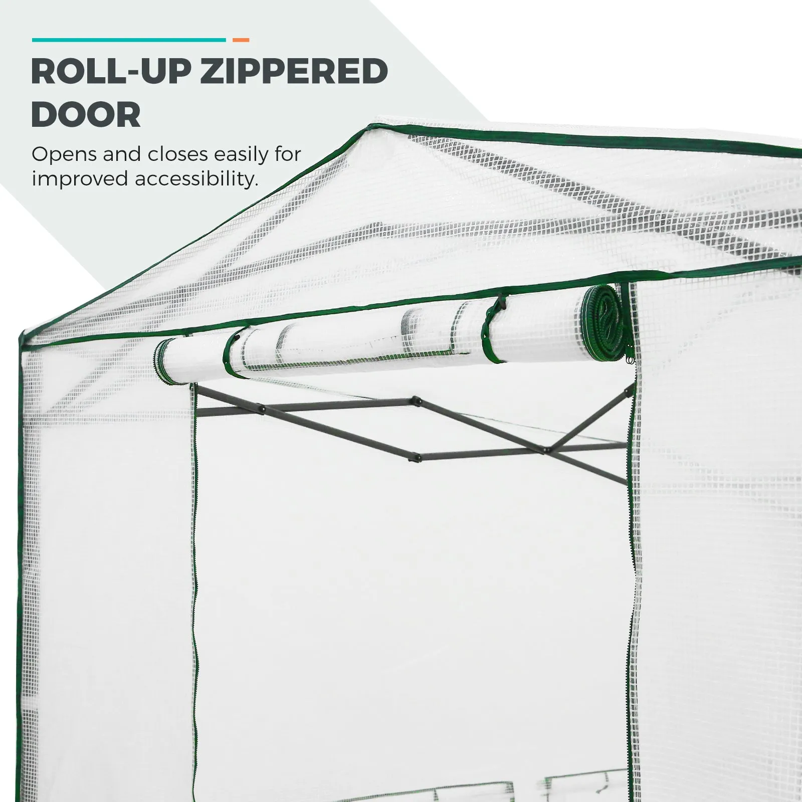 Replacement Cover for 12x8 Portable Walk-in Pop up Greenhouse(Frame Not Included)