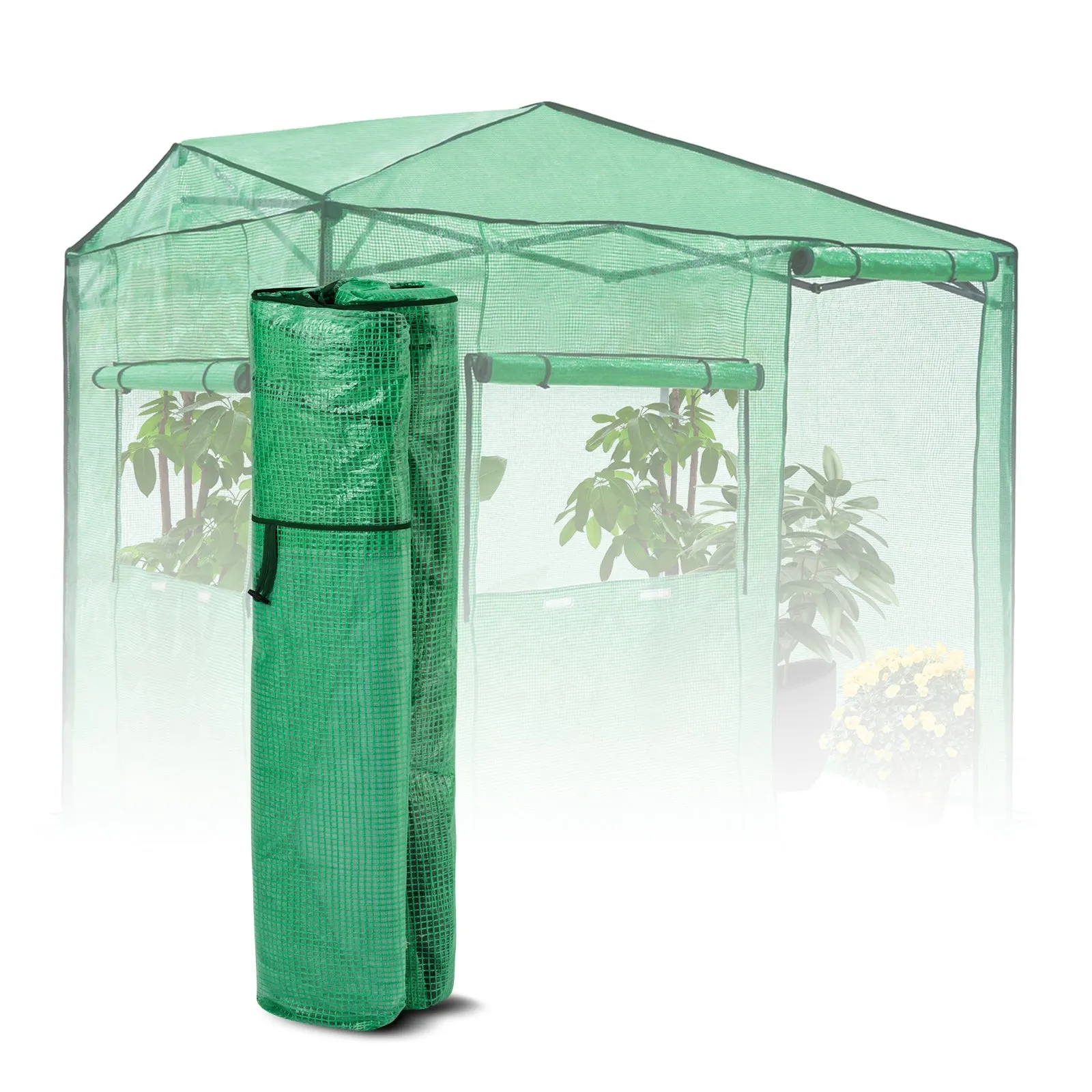Replacement Cover for 8x6 Portable Walk-in Greenhouse(Frame Not Included)