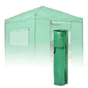 Replacement Cover for 8x8 Portable Walk-in Pop up Greenhouse(Frame Not Included)