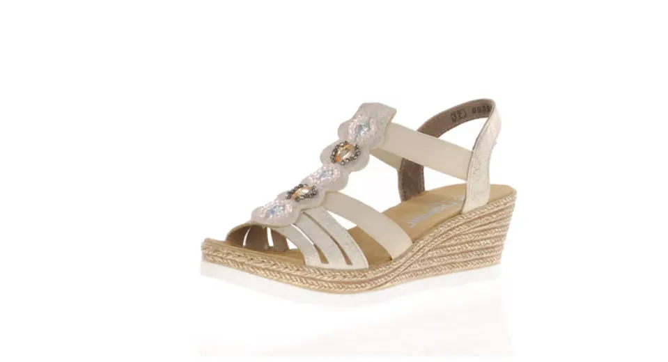 Rieker Beige Sandal 619B2/60