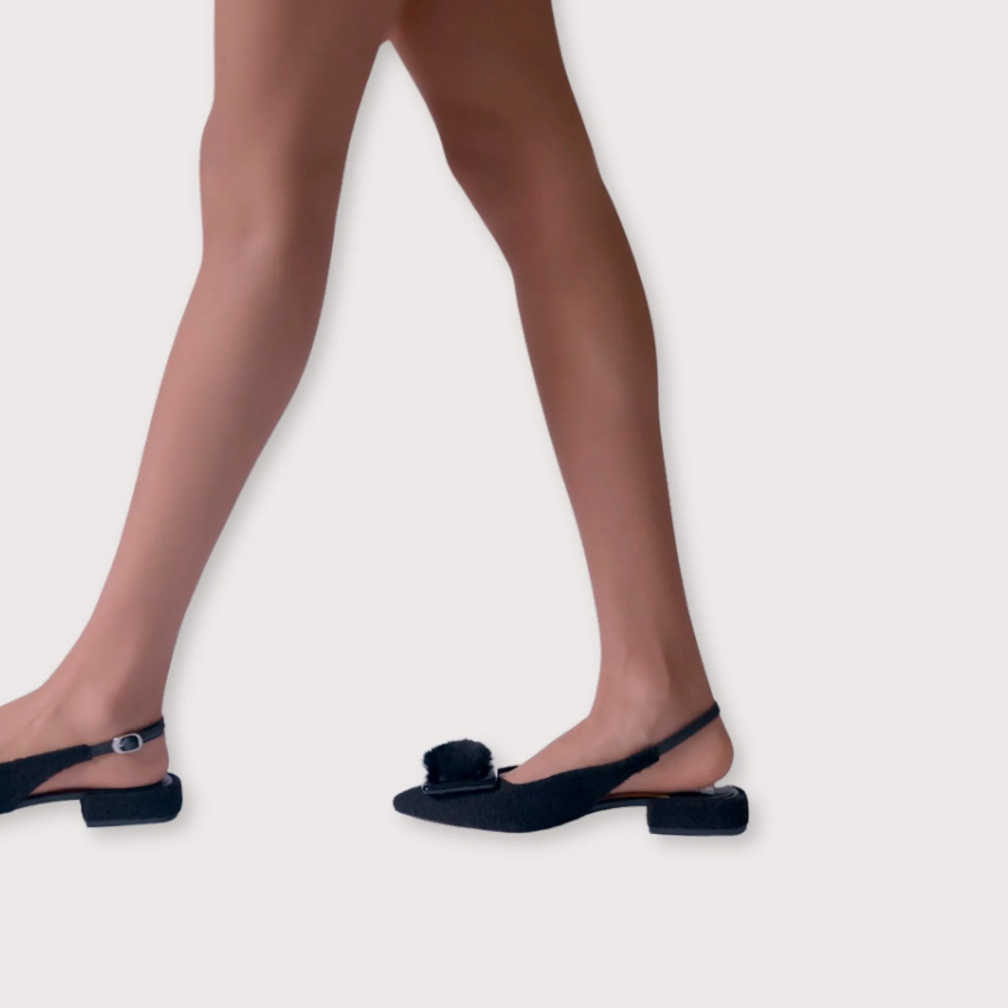 Roya Slingback Black