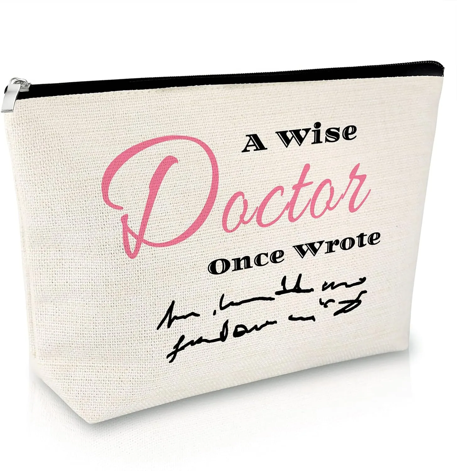 Sfodiary Doctor Gifts for Women Makeup Bag Doctor Appreciation Gift Christmas Thank You Presents for Women Cosmetic Bags Travel Pouch Keepsake for Graduation Birthday Travel Pouch
