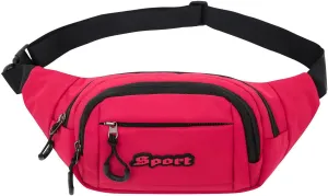 Shoulder Bag Women And Men Shoulder Bag Fashion Simple Solid Color New Pattern Practical (Red, One Size)