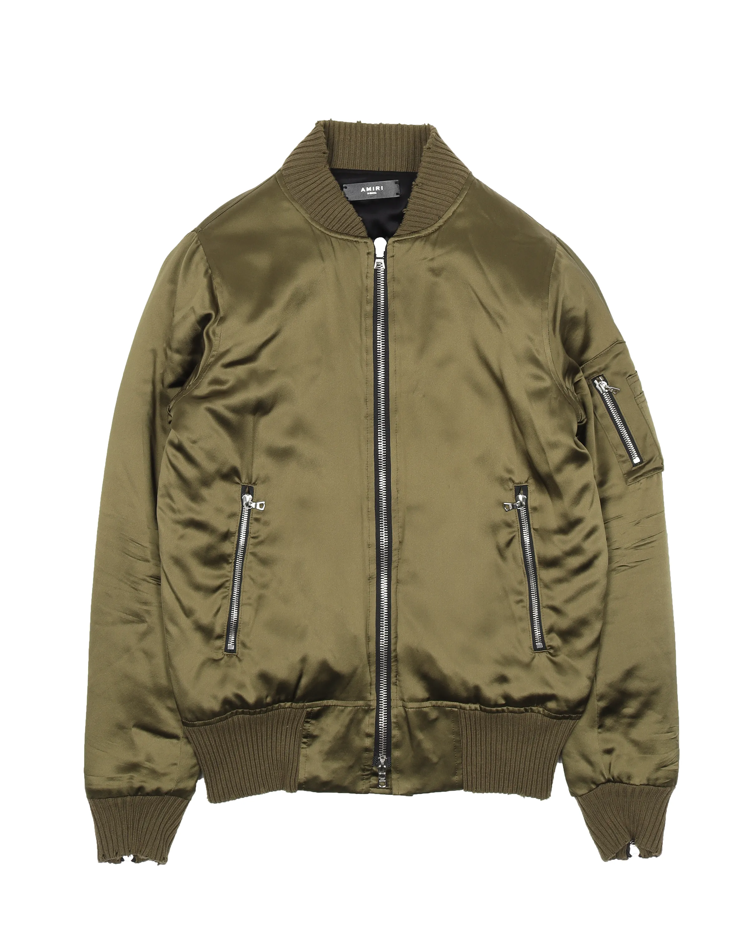 Silk Bomber Jacket