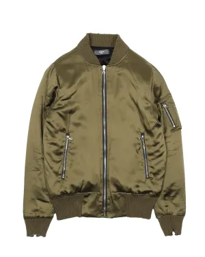 Silk Bomber Jacket