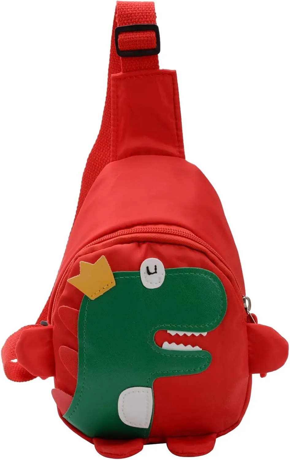 Small Sling Backpack Crossbody Bag Girls And Boys Childrens Fashion Cartoon Dinosaur Chest Bag Nylon Adjustable