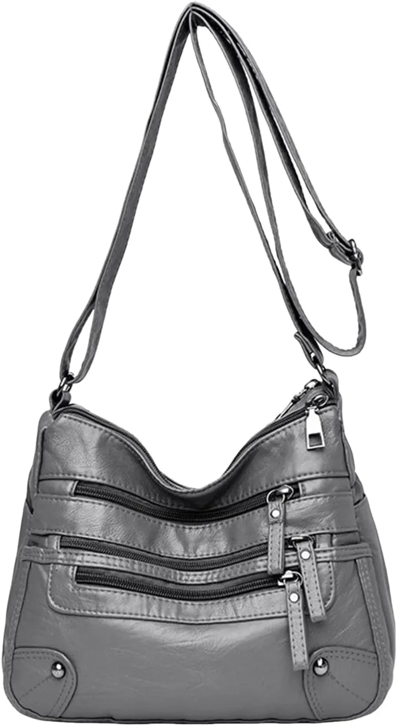 Soft Hobo Bags for Women Purses and Handbags Shoulder Satchel Bag Blue